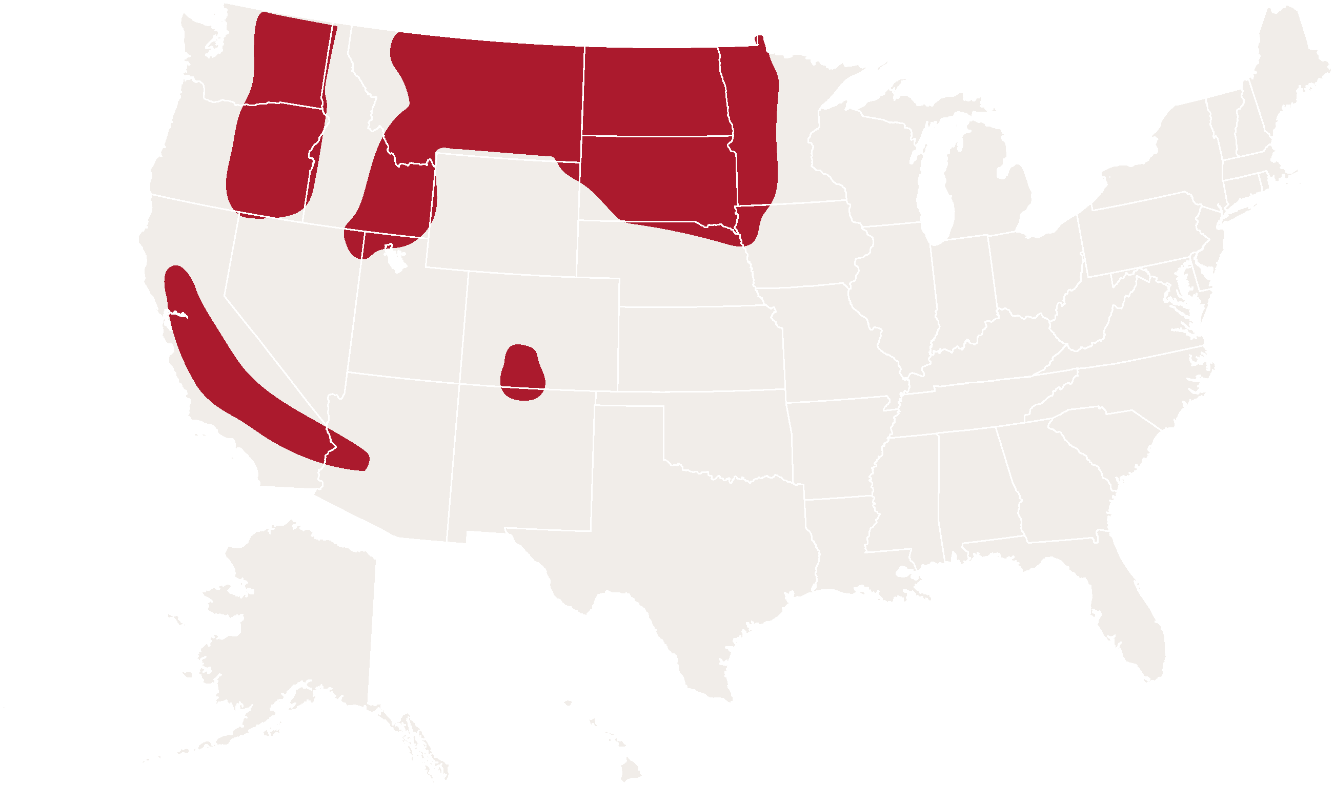 Hard Red Spring Wheat Map